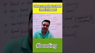 Bond formation chemicalbonding bonding chemistry ionicbond covalentbond class10 vikasclasses [upl. by Zak]