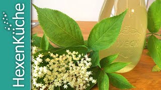 🌿 Holunderblütensirup 🌿 selber machen 🌿 Rezept zum nachmachen [upl. by Urina]