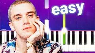 Lauv  Modern Loneliness 100 EASY PIANO TUTORIAL [upl. by Kitchen673]