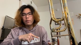 BBb Miraphone Contrabass Trombone quotReviewquot Very poorly [upl. by Euginom]