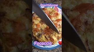 focaccia ✨♥️🔥🍕recetas video viralvideo cocinafacil food italianfood [upl. by Kyd]