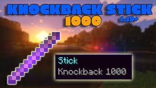 Minecraft Bedrock How to Get a Knockback 1000 Stick  Bedrock Command Block Tutorial Updated 119 [upl. by Tracy603]