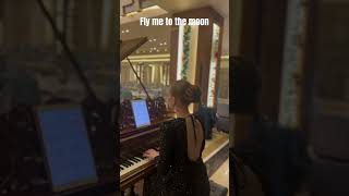 Fly Me To The Moon ✨ flymetothemoon piano pianocover vibes reels [upl. by Alistair856]