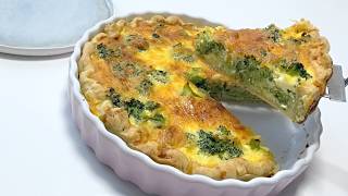 Broccoli Quiche maken  VEGA Broccolitaart [upl. by Odrude]