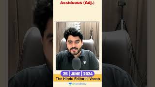 Todays Hindu Editorial Vocab 25 June 2024  Editorial by Vishal sir [upl. by Ahsaercal292]