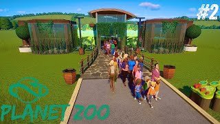 WELCOME TO SAFARI PARK  Building a Reptile House Franchise Planet zoo 2 [upl. by Crutcher526]