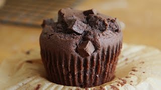 누텔라 초코머핀  Nutella Chocolate Muffins  꿀키 [upl. by Beckerman]