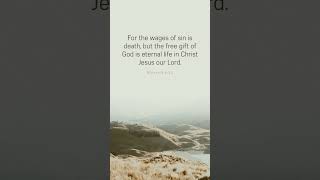 The wages of sin is death christianity jesus faith sin bibleverse [upl. by Alemrac596]