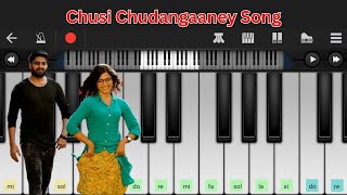 Choosi Chuangane Song  Keyboard Notes  Chalo Movie  Naga Shaurya  Rashmika [upl. by Esiled]