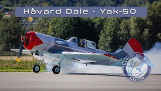 Håvard Dales Yak50 at Telemark Airshow 2024 [upl. by Elok]