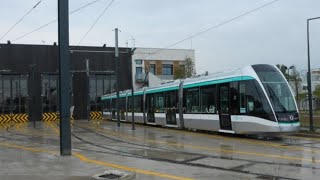 Tramway T8 toute la ligne EpinayOrgemont SaintDenis Porte de ParisStade de France en Citalis [upl. by Ranee965]