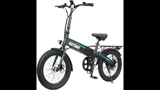 Gotrax R1 20quot Folding Electric Bike with 20mph and 40 Miles Range [upl. by Latsyrc]