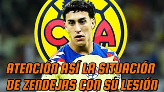 🚨ÚLTIMAS NOTICIAS Así la situación de Alejandro Zendejas con su lesión🚨 [upl. by Ttoile614]