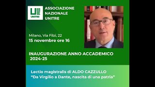 Inaugurazione Anno Accademico di UNITRE Nazionale [upl. by Eirrotal213]