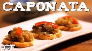 Caponata Antepasto de beringela CookFork [upl. by Ahselat]