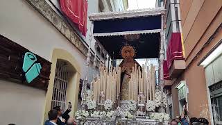 Virgen del Dulce Nombre en Tornería Magna Mariana Jerez 2024 [upl. by Lleroj]