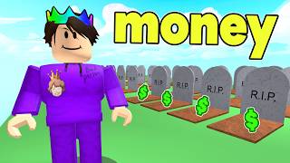 I GET TONs Of CASH In Graveyard Tycoon on Roblox [upl. by Elicul]