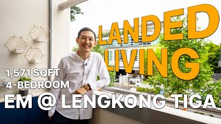 Inside an EXQUISITE 12m Executive Maisonette in Lengkong Tiga  Singapore Property Home Tours [upl. by Enilraep]