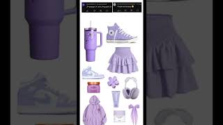 Can I be your personal shopper preppy purple commenturstyle [upl. by Alvinia358]