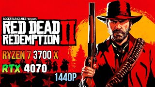 Red Dead Redemption 2 Benchmark 1440p  Ryzen 7 3700X  GeForce RTX 4070 12GB [upl. by Ulrica]