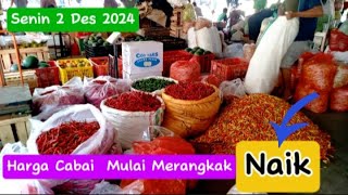 Harga sayur dan bawang serta cabai mulai merangkak naik dipasar induk Sukomoro nganjuk [upl. by Bronder]