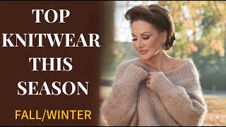 TOP Knitwear Trends for this FALLWINTER IT IS BEAUTIFUL AND COZY [upl. by Llorre]