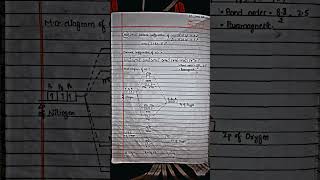 Molecular Orbital Diagram  Inorganic Chemistry Handwritten Notes [upl. by Debbra]