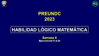 HLM Semana 08 ejercicios del 11 al 20 [upl. by Htebaile]