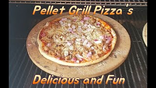 Pellet Smoker Pizzas [upl. by Edgell]