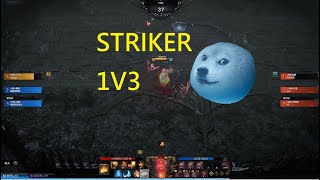 Lost Ark Striker PvP 1v3 full game Dogman 01 [upl. by Fortunna889]