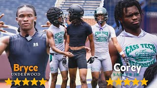 Belleville vs Cass Tech 7v7 gets HEATED at Michigan Stadium [upl. by Eelegna]