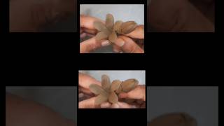 DIY clay flower  clay art  art clayart diy shorts [upl. by Sashenka38]