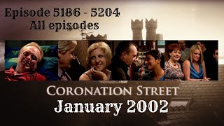 Coronation Street  January 2002 [upl. by Ocnarfnaig977]