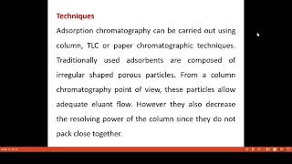 Adsorption Chromatography [upl. by Ullyot]