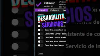 OPTIMIZA y Acelerar Windows 10 y 11 [upl. by Romine]