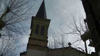 Cloches de léglise SaintHippolyte de SaintHippolyteduFort [upl. by Nonahs]