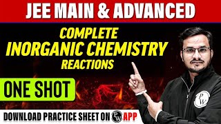 COMPLETE INORGANIC CHEMISTRY Reactions in 1 Shot  All Concepts Tricks  JEE Main amp Advanced [upl. by Arraeit]