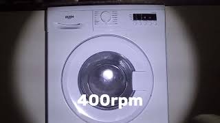 Bush WMDF612W washing machine spin only full cycle [upl. by Elleyoj]