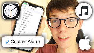 How To Set Any Song As Alarm Sound On iPhone  Full Guide [upl. by Htiekram471]