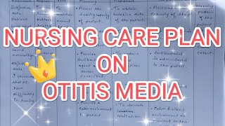 Nursing care plan on OTITIS MEDIA [upl. by Ecinom]