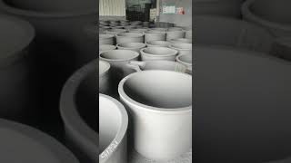 Aluminum Zinc Alloy melting graphite crucible for crucible furnaces [upl. by Maxima]