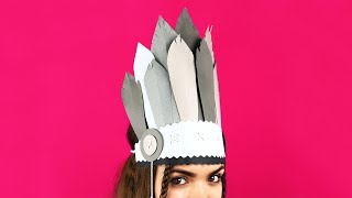 DIY Native Americans Headdress [upl. by Stefanie]