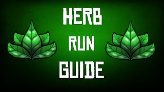 RuneScape 3  Herb Run Guide  Skiller Friendly [upl. by Atrim]