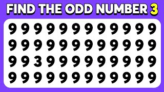 Find the ODD One Out  Find The ODD Number And Letter Edition  Emoji Quiz  Easy Medium Hard [upl. by Tiedeman]