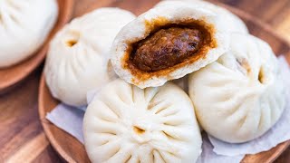 How to Make Perfect Steamed Bao Buns Chicken Baozi Recipe [upl. by Selma]