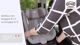 HEYNER Kids Infiny Twist 036kg Isofix  360 Derece Dönebilen Oto Koltuğu Montaj Videosu [upl. by Pamela]