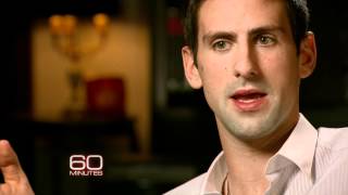 Novak Djokovic 60 Minutes Interview March 2012 [upl. by Aerdnaz770]