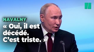 Poutine a prononcé le nom de Navalny après sa victoire un événement rarissime [upl. by Trebron]