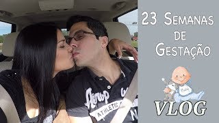 Dia de Obstetra  23 Semanas de Gestação  VLOG [upl. by Cherrita]