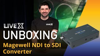 Unboxing Magewell NDI to SDI Converter [upl. by Antonio241]